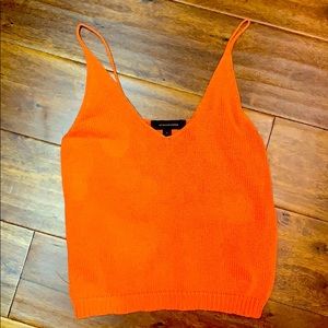 Knitted Orange Tank